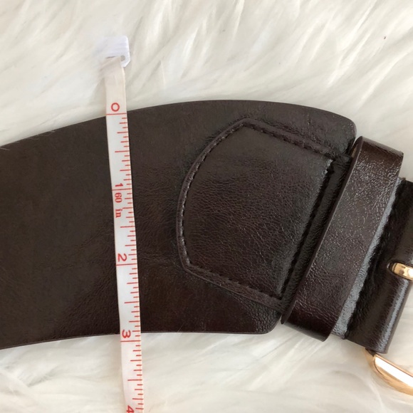 NWT INC Brown Stretch Waist Belt - Picture 7 of 7